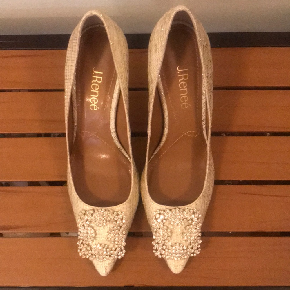 Manolo inspired pointy fancy sparkly heels